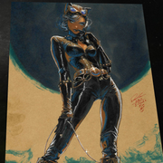 Catwoman - Marvel art print by Keyeske