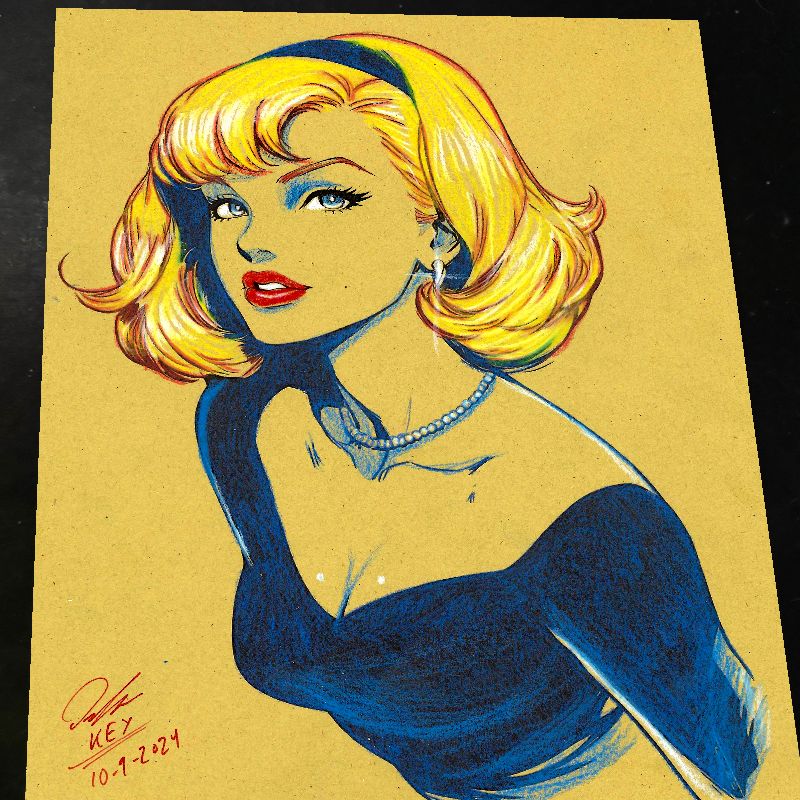 Gwen Stacy Art Print Signed 8.5x11 | Art by Keyeske