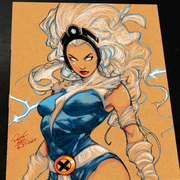 Storm X-Men Art Print Signed 8.5x11 | Art by Keyeske