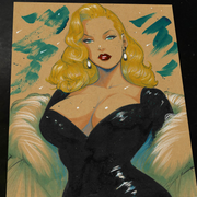 Emma Frost X-Men art print by Keyeske