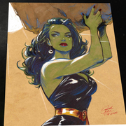 She Hulk - Marvel art print by Keyeske