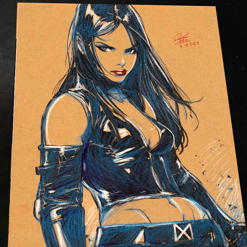 X-23 X-Men Art Print Signed 8.5x11 | Art by Keyeske