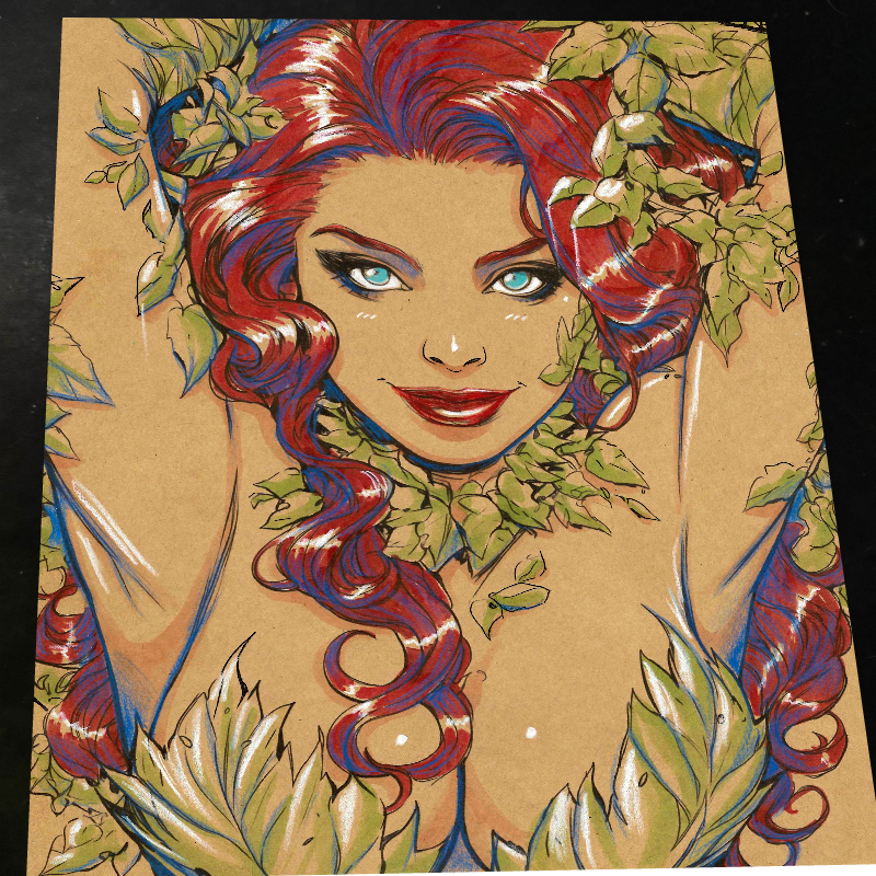 Poison Ivy - Marvel art print by Keyeske