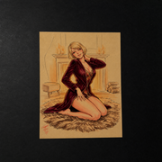 Erica Slaughter Art Print Signed 8.5x11 | Art by Keyeske
