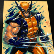 Wolverine X-Men Art Print Signed 8.5x11 | Art by Keyeske