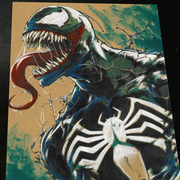 Venom Art Print Signed 8.5x11 | Art by Keyeske