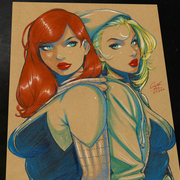 Mary Jane Watson - Marvel art print by Keyeske