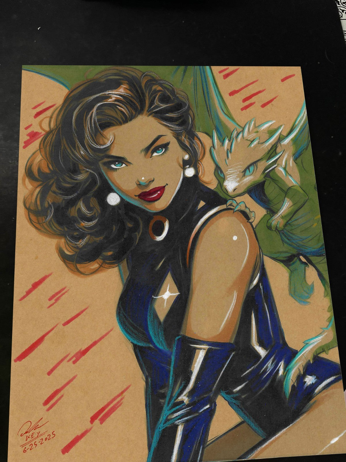 Kitty Pryde X-Men Art Print Signed 8.5x11 | Art by Keyeske