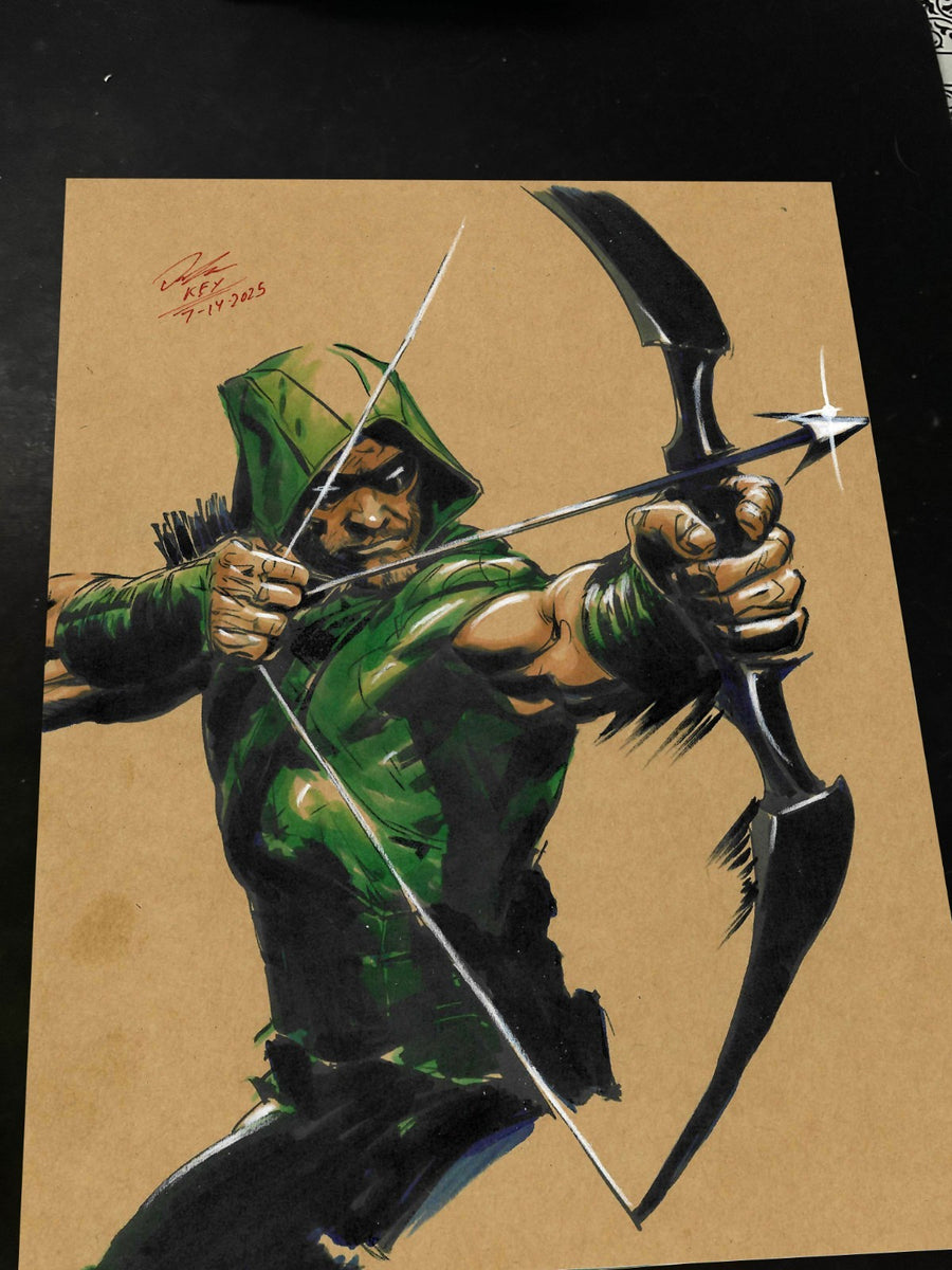 Green Arrow - Marvel art print by Keyeske
