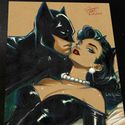 Catwoman - Marvel art print by Keyeske