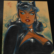 Catwoman - Marvel art print by Keyeske