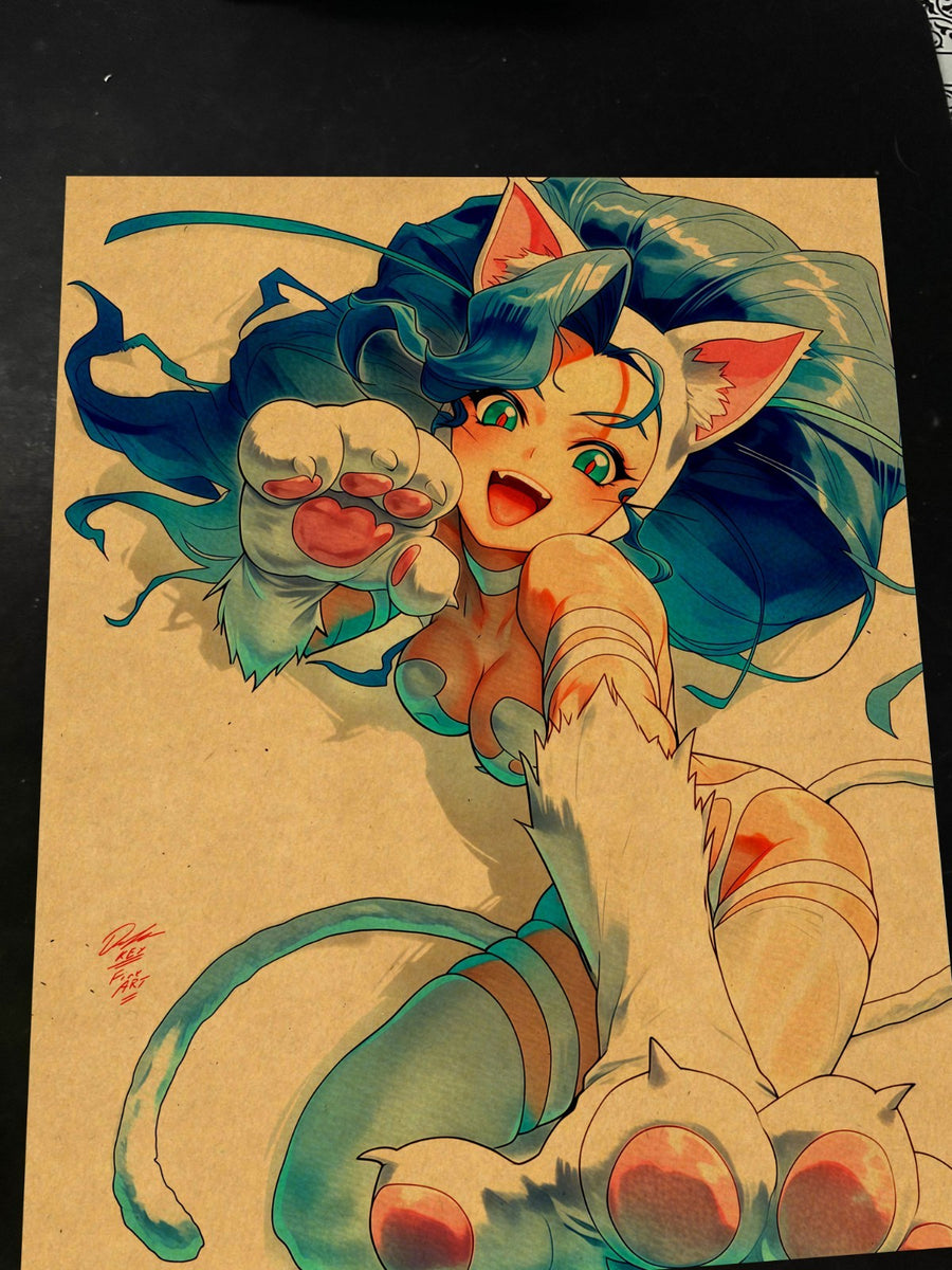 Felicia - Marvel art print by Keyeske