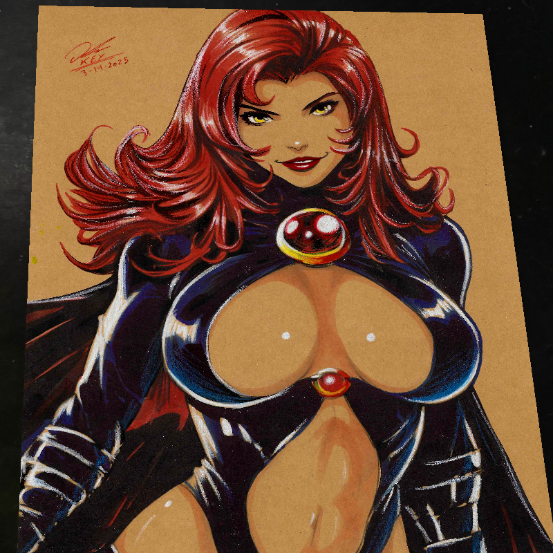 Goblin Queen X-Men Art Print Signed 8.5x11 | Art by Keyeske