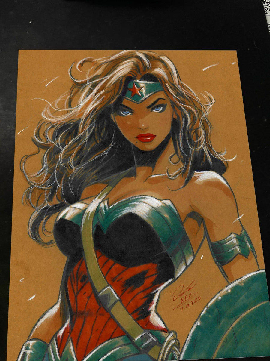 Wonder Woman art print by Keyeske