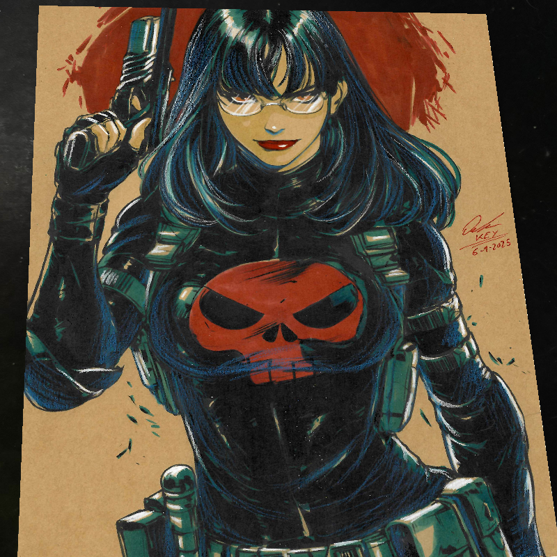 Baroness G.I. Joe Art Print Signed 8.5x11 | Art by Keyeske