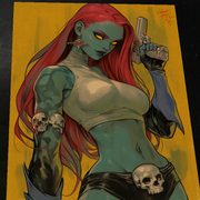 Mystique X-Men art print by Keyeske