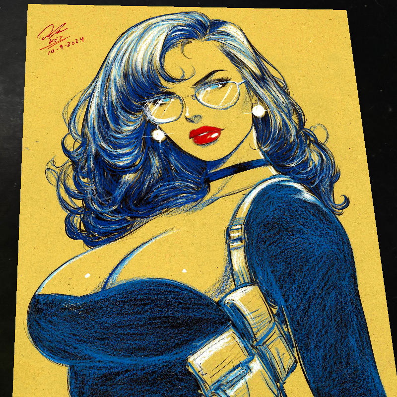 Baroness G.I. Joe Art Print Signed 8.5x11 | Art by Keyeske
