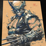 Wolverine X-Men Art Print Signed 8.5x11 | Art by Keyeske