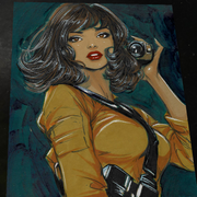 April O'Neil TMNT Art Print Signed 8.5x11 | Art by Keyeske
