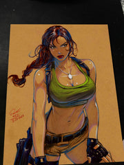 Lara Croft Art Print 8.5x11 Art by Keyeske - Marvel art print by Keyeske