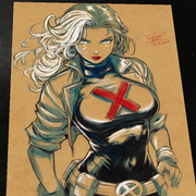 Rogue X-Men Art Print Signed 8.5x11 | Art by Keyeske