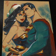 Superman Art Print Signed 8.5x11 | Art by Keyeske