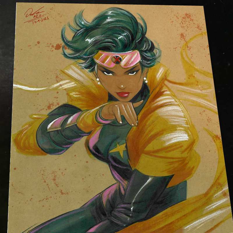 Jubilee X-Men art print by Keyeske