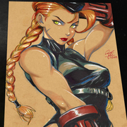 Catwoman - Marvel art print by Keyeske