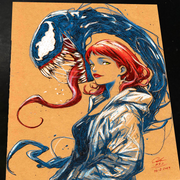 Mary Jane Watson - Marvel art print by Keyeske