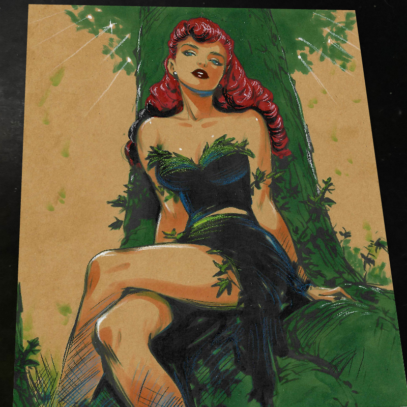 Poison Ivy - Marvel art print by Keyeske
