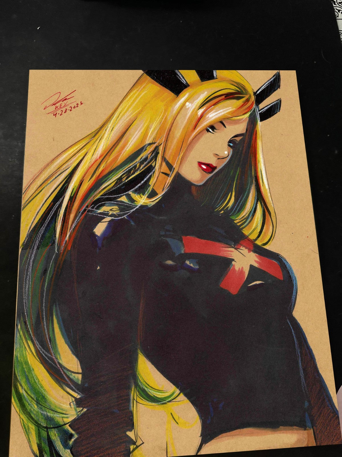 Magik X-Men Art Print Signed 8.5x11 | Art by Keyeske