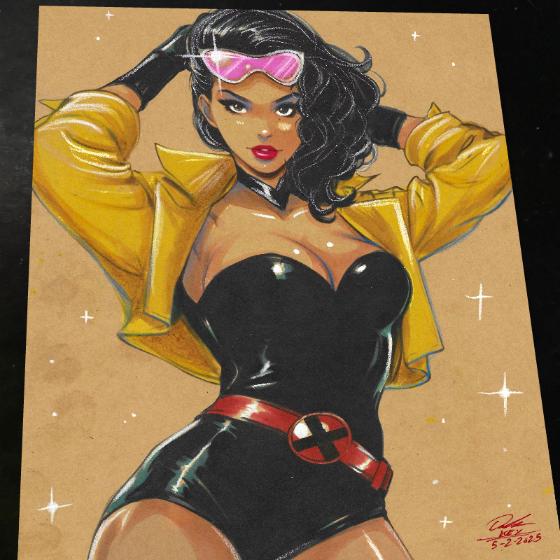 Jubilee X-Men art print by Keyeske