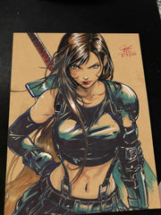 Tifa Lockhart Art Print 8.5x11 Art by Keyeske - Marvel art print by Keyeske