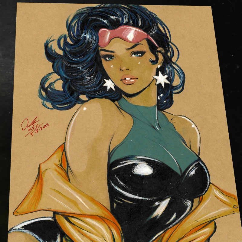 Jubilee X-Men art print by Keyeske