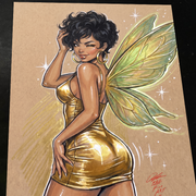 Fairy Original Art Print Signed 8.5x11 | Art by Keyeske