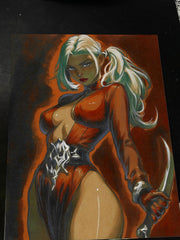 Nyra Vale Original - Marvel art print by Keyeske