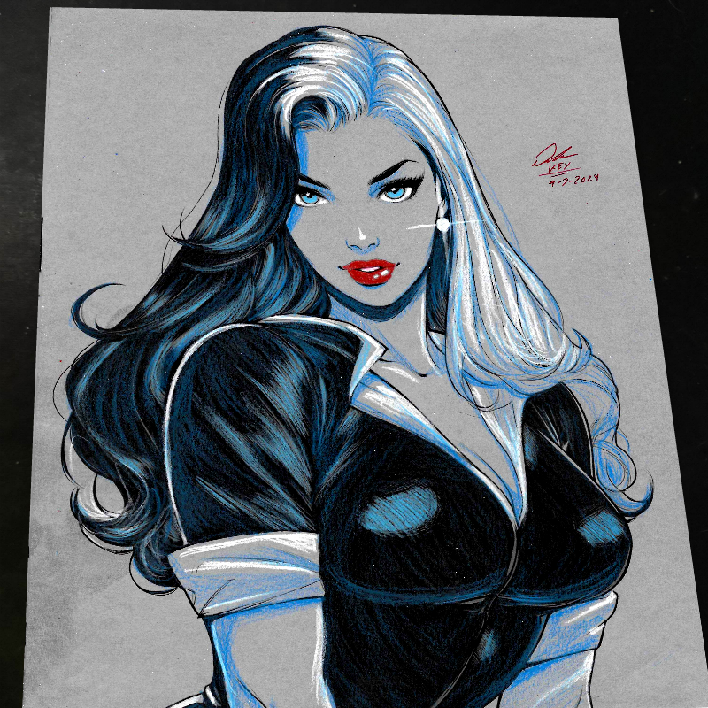 Lois Lane Art Print Signed 8.5x11 | Art by Keyeske