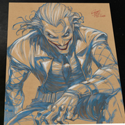 Joker - Marvel art print by Keyeske