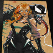 Gwen Stacy Art Print Signed 8.5x11 | Art by Keyeske