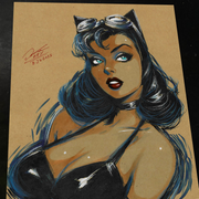 Catwoman - Marvel art print by Keyeske