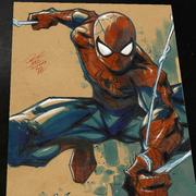 Spider-Man Art Print Signed 8.5x11 | Art by Keyeske