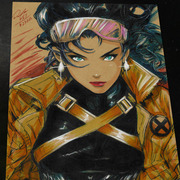 Jubilee X-Men art print by Keyeske