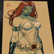 Mystique X-Men art print by Keyeske