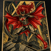 Batwoman DC Art Print Signed 8.5x11 | Art by Keyeske
