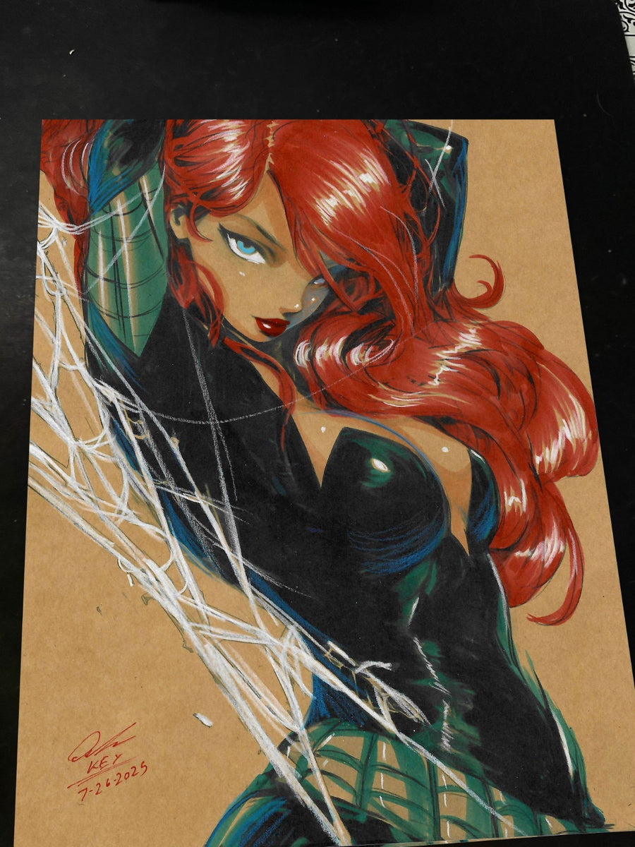 Mary Jane Watson Art Print Signed 8.5x11 | Art by Keyeske