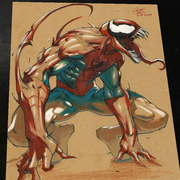 Spider-Man Art Print Signed 8.5x11 | Art by Keyeske