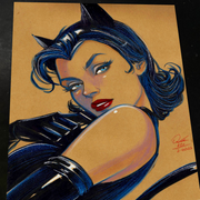 Catwoman - Marvel art print by Keyeske