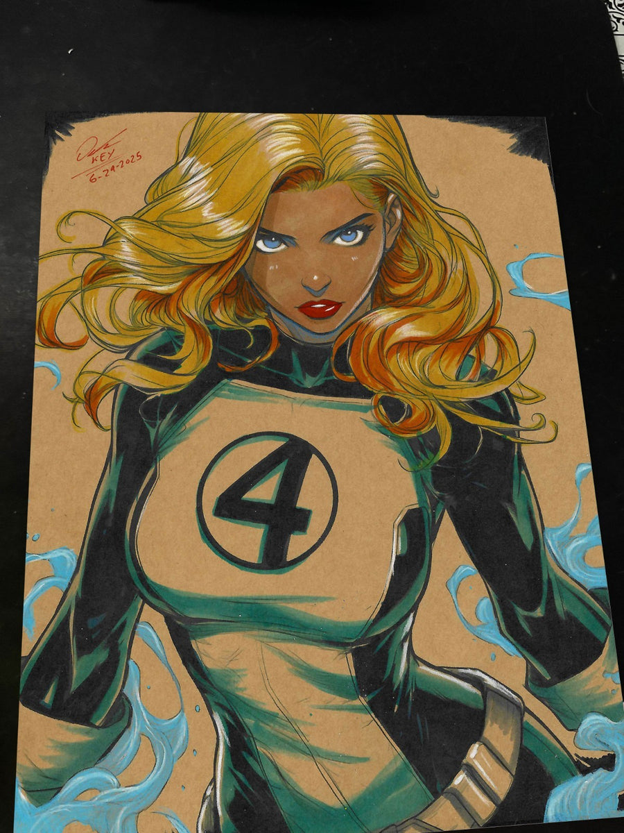 Sue Storm Fantastic 4 - Marvel art print by Keyeske
