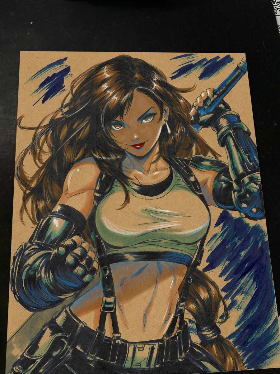 Tifa Lockhart Art Print 8.5x11 Art by Keyeske - Marvel art print by Keyeske