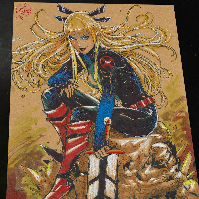 Magik X-Men Art Print Signed 8.5x11 | Art by Keyeske